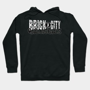 Brick City Bruisers - White Logo Hoodie